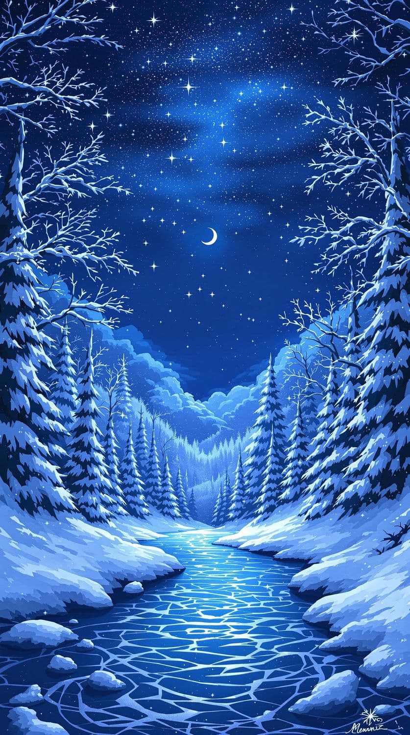 Enchanted Winter Night