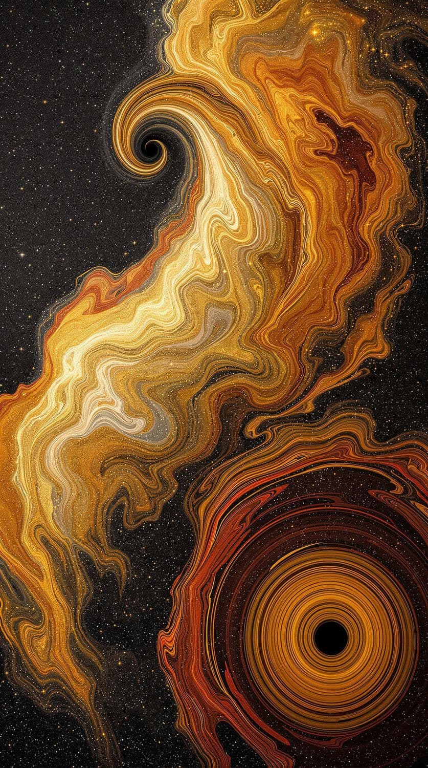 Celestial Dance of Colors