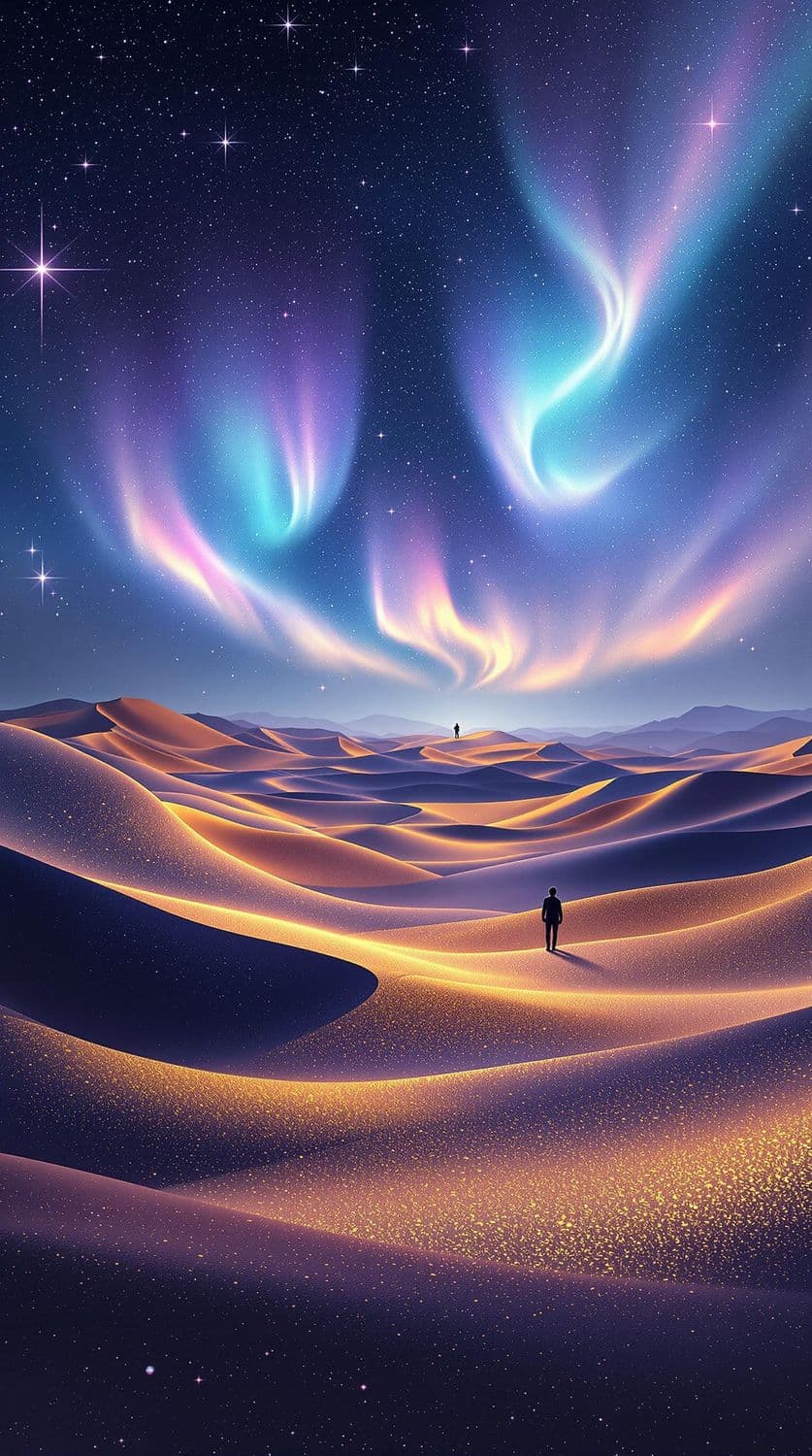 Cosmic Desert Dreamscape