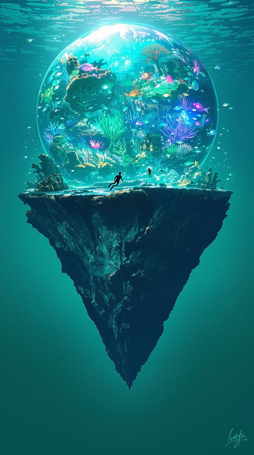 Luminescent Depths of an Underwater Utopia