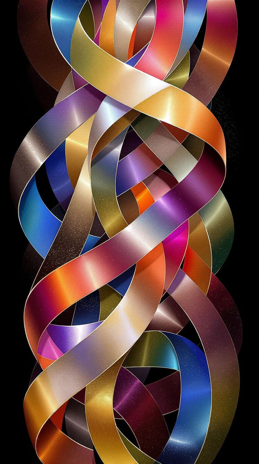 Metallic Ribbons