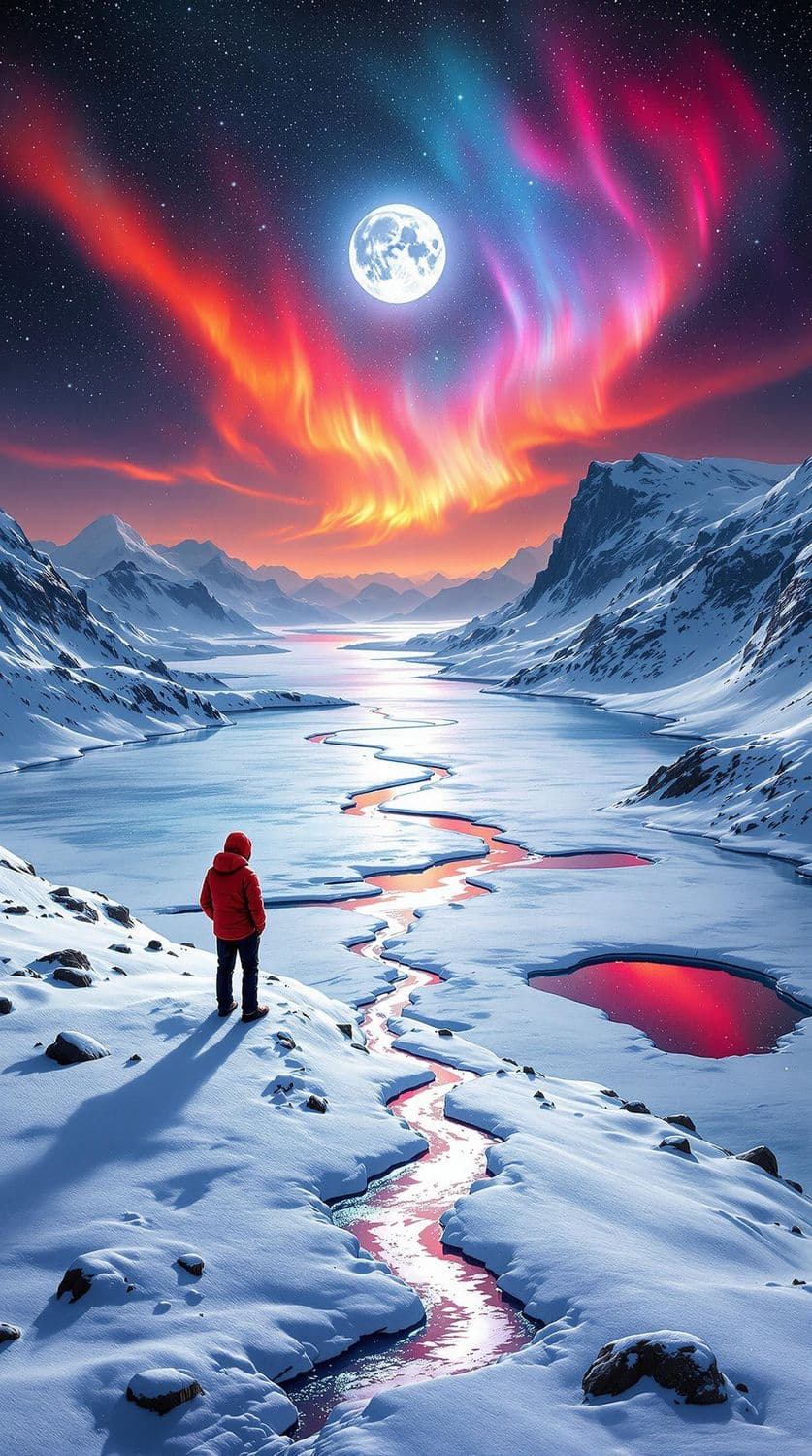 Moonlit Winter Summit