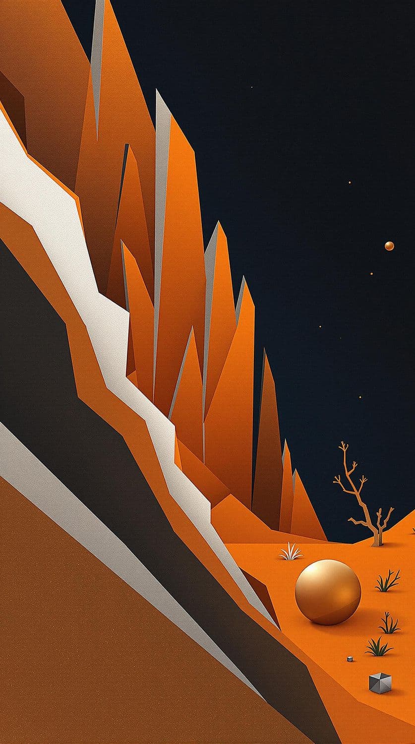 Abstract Desert Dunes