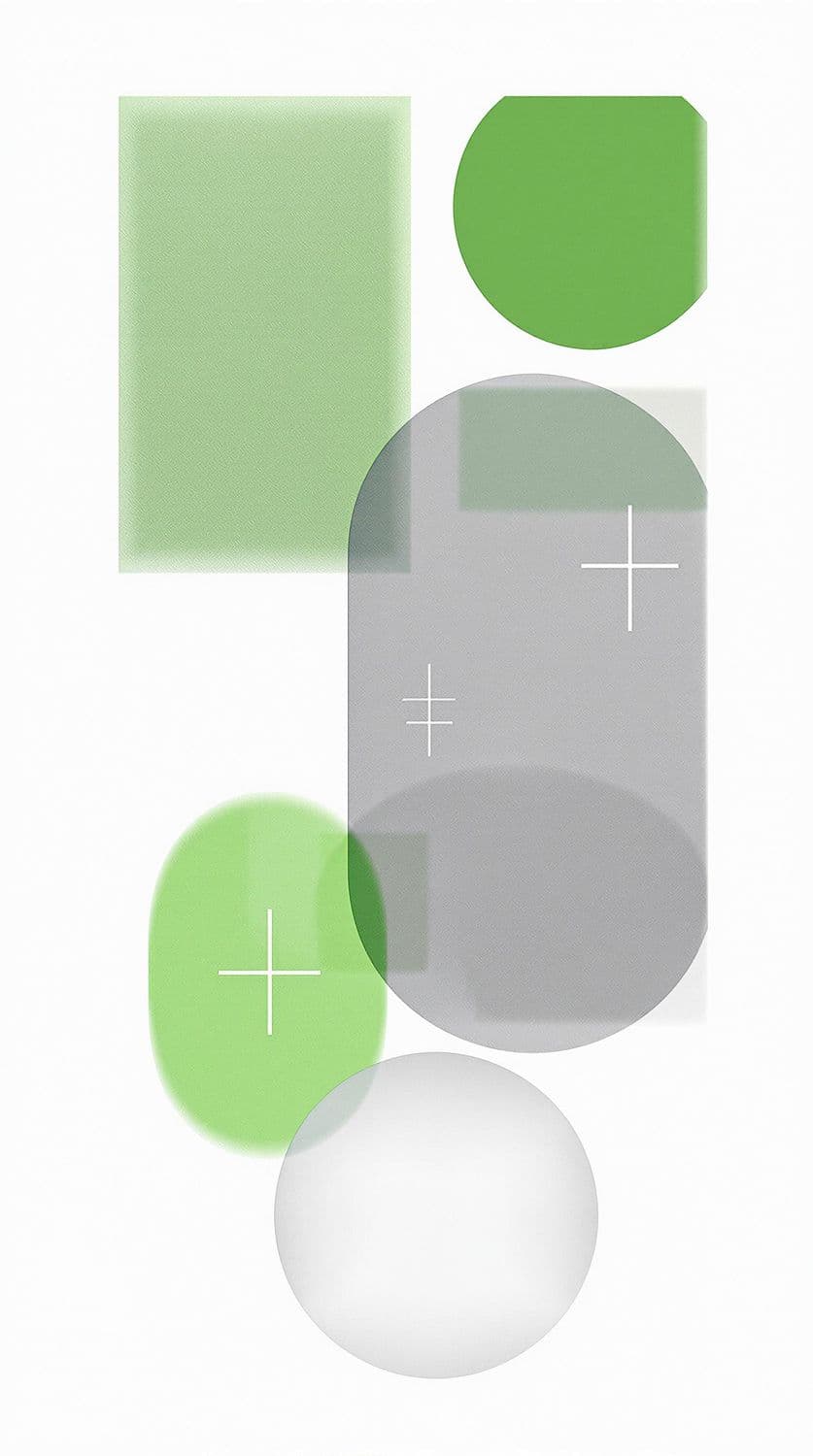 Green Geometric Serenity