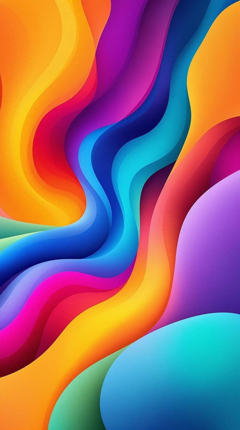 Fluid Shapes and Vibrant Gradients
