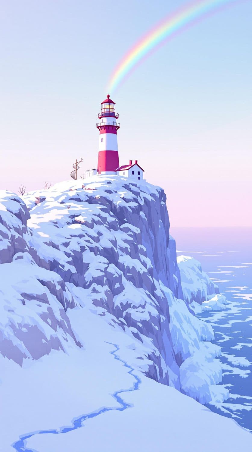 Winter Lighthouse