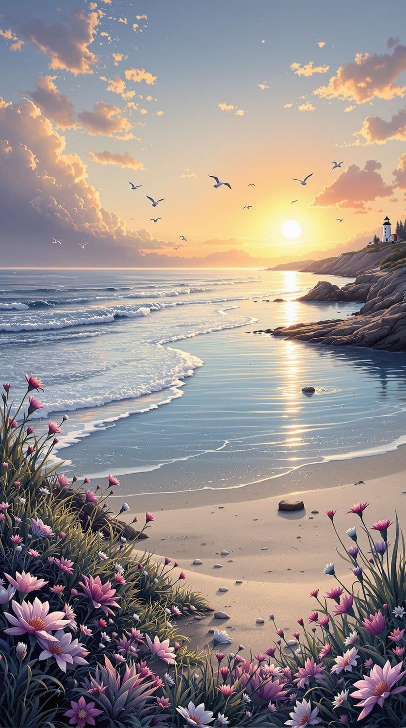 Sunset at the Shore