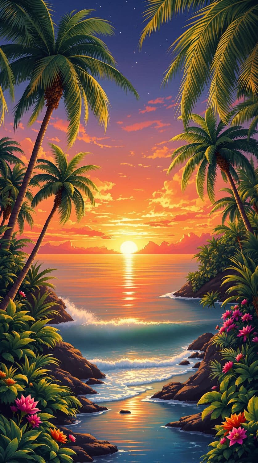 Sunset Serenity in Paradise