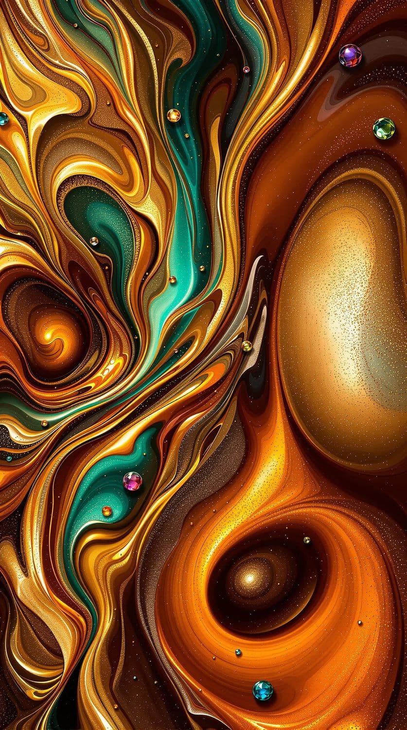 Dance of Colors and Textures