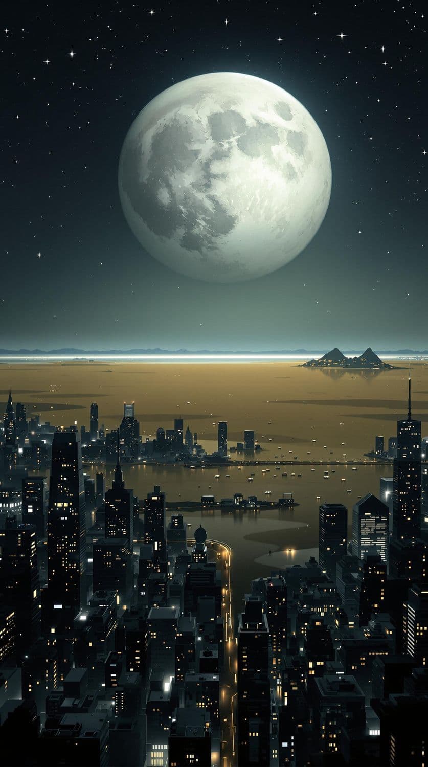 Moonlit Metropolis
