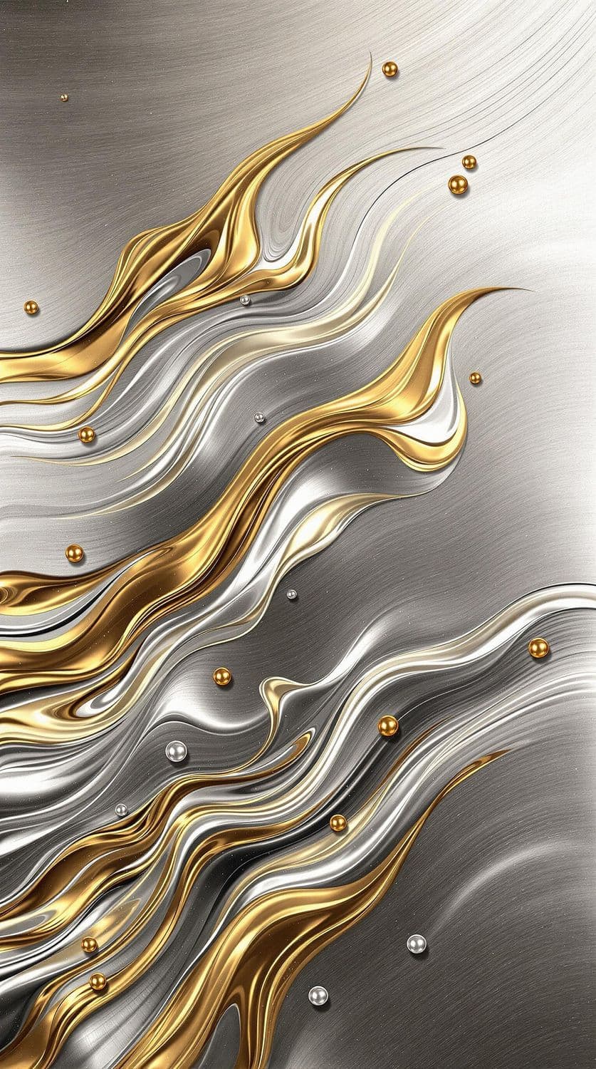 Metallic Ocean Waves
