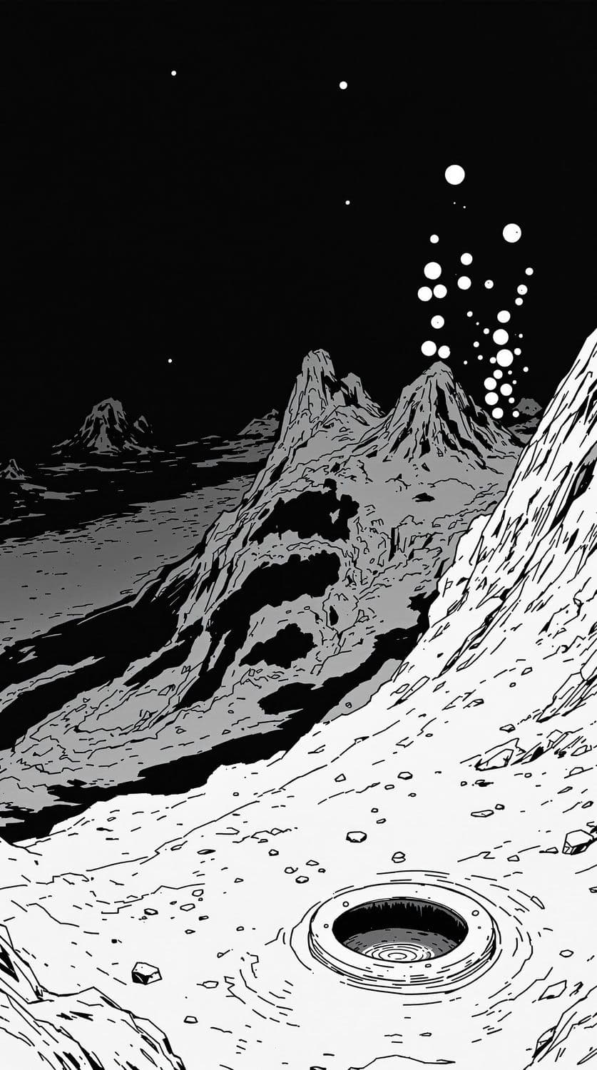 Underwater Volcanic Scene