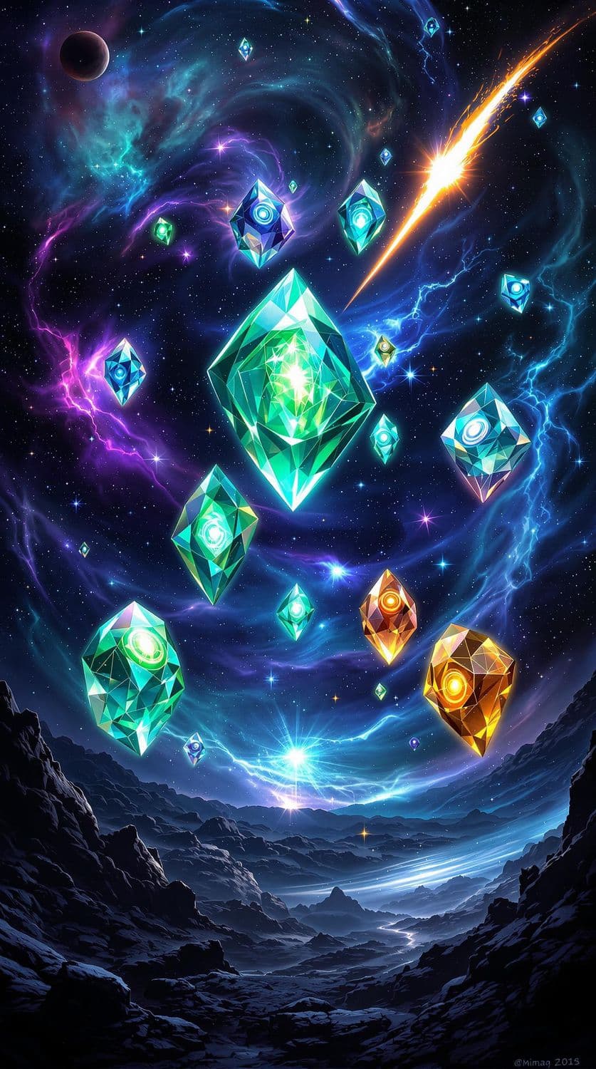 Emerald Space Jewels