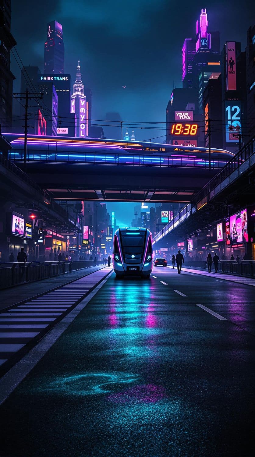 Neon City Transit