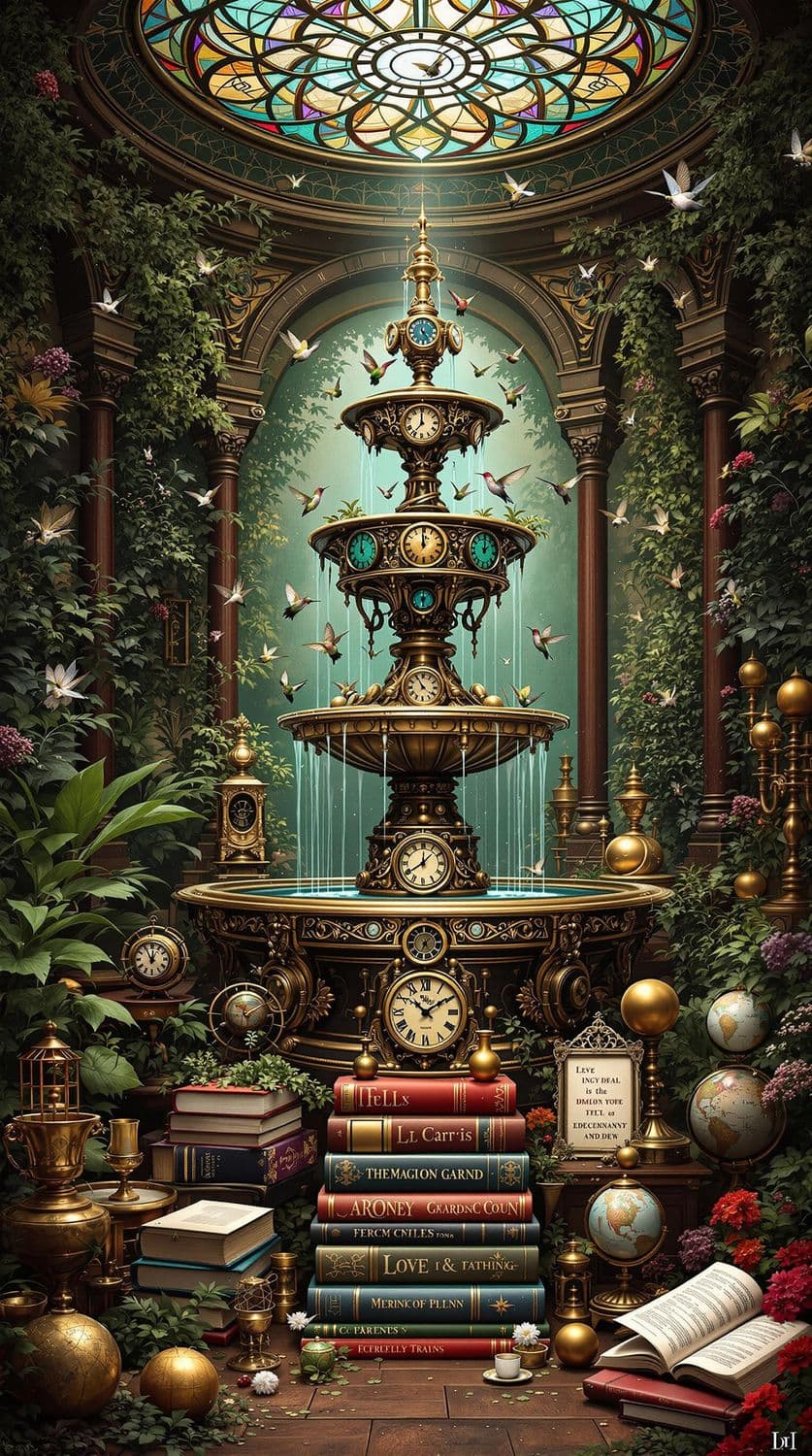 Mystical Steampunk Garden