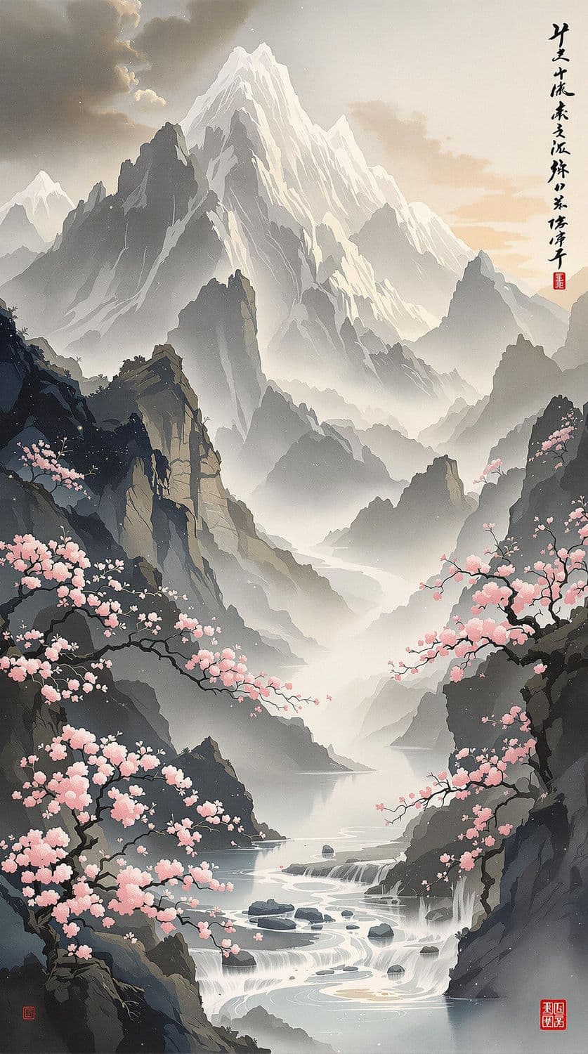 Serene Mountain Dawn