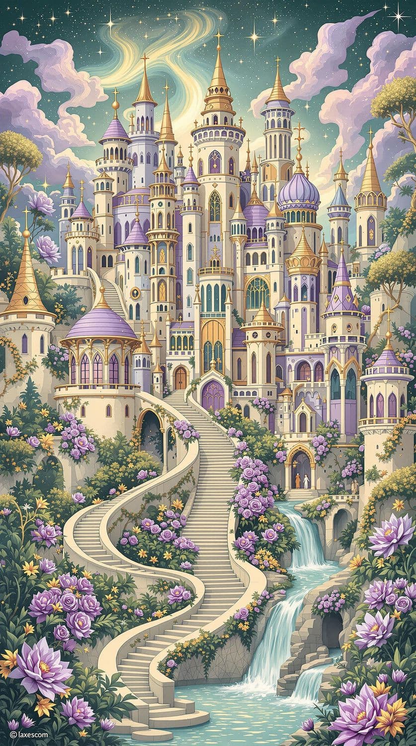 Lavender and Gold Enchantment