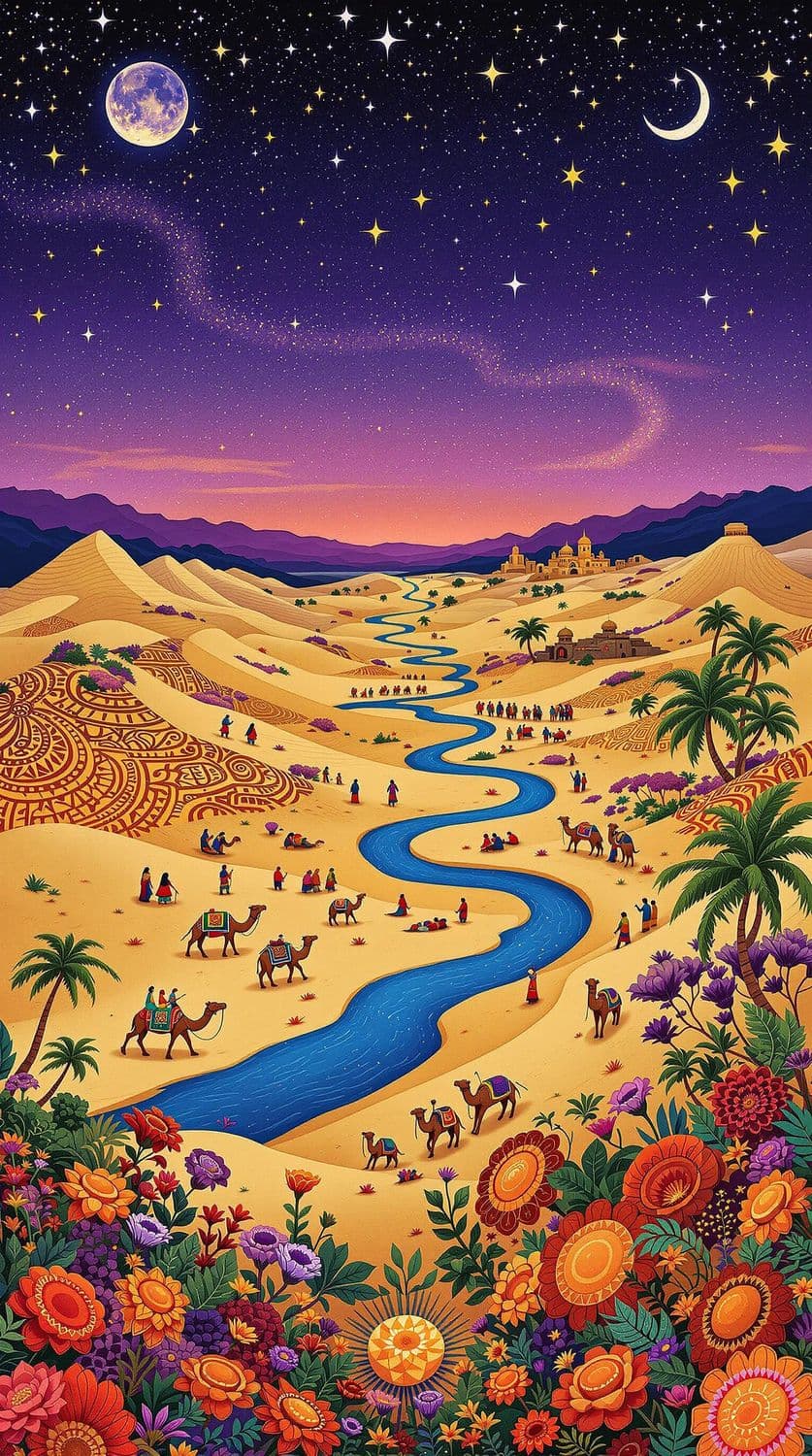 Magical Desert Twilight
