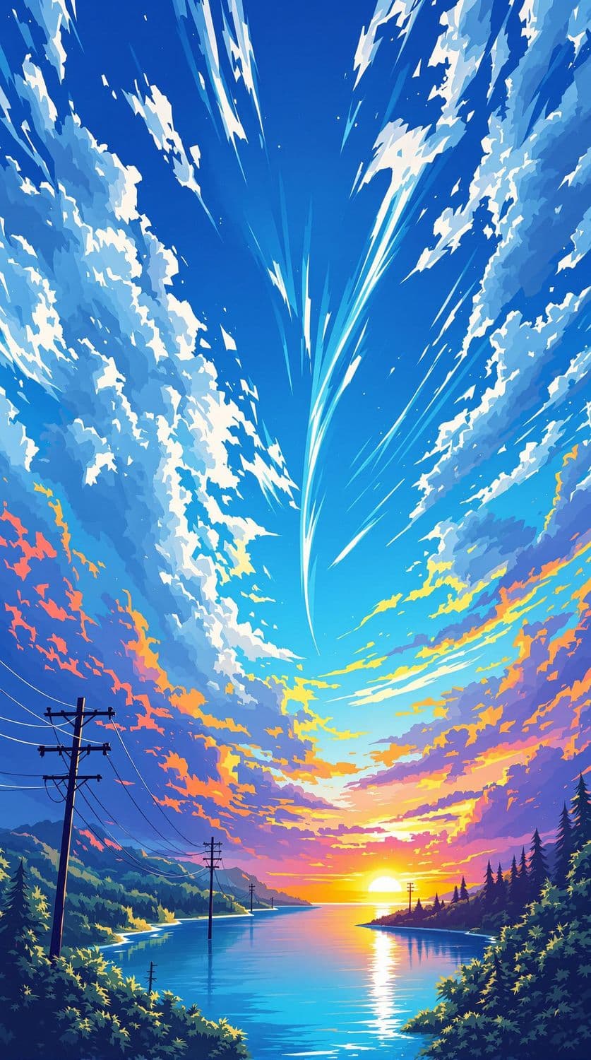 Midday Serenity by the Lake