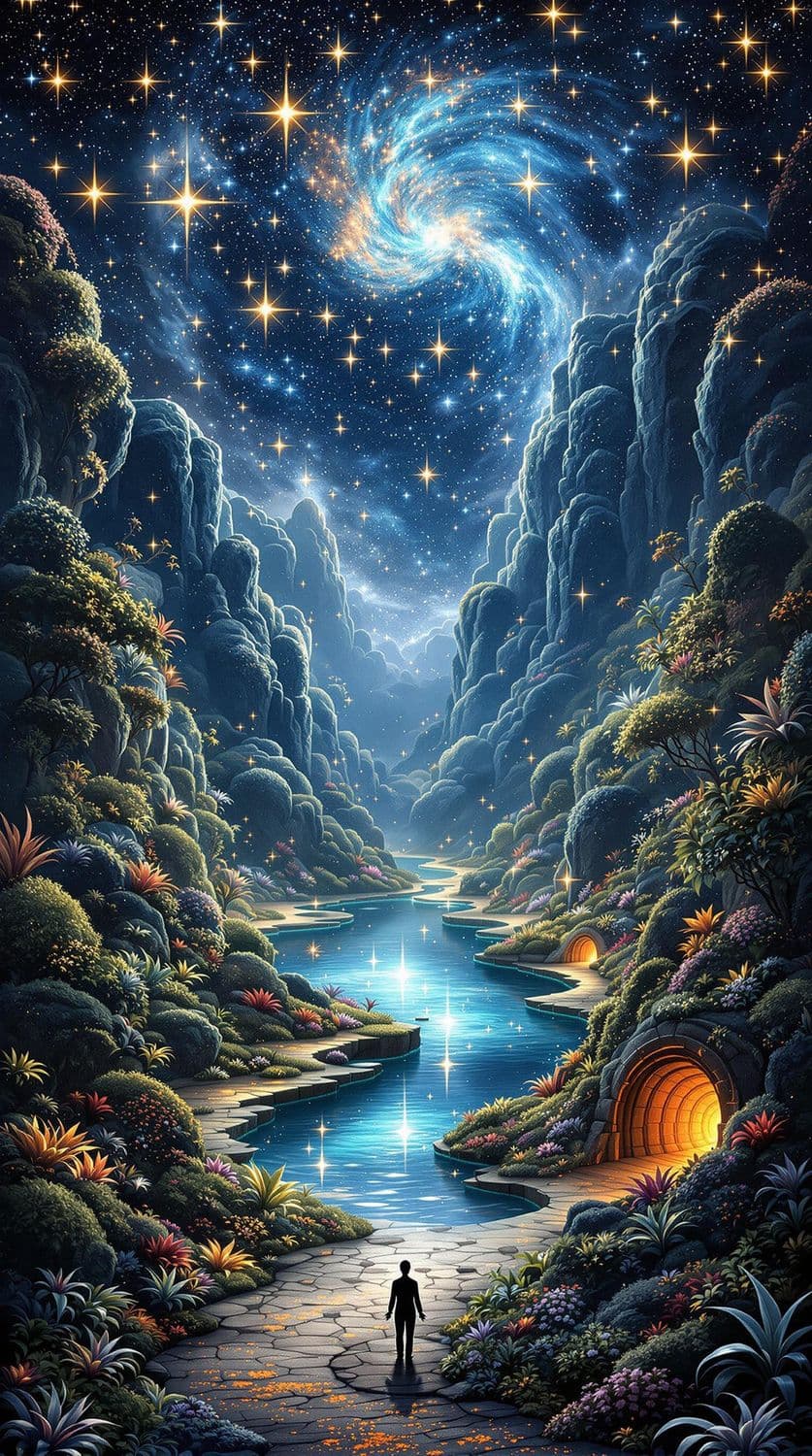 Celestial Garden in the Cosmos