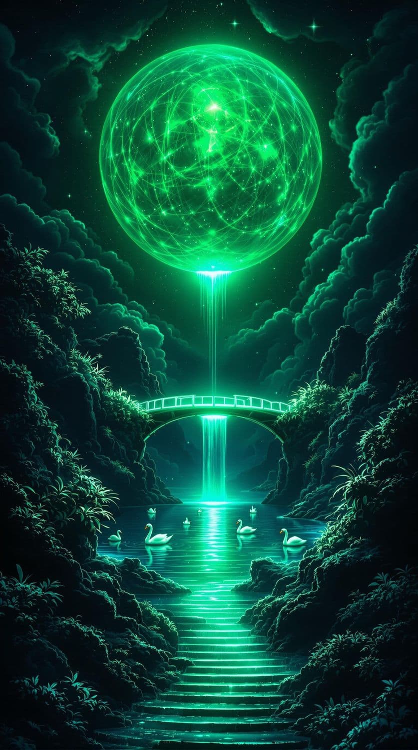 Mystical Emerald Lake