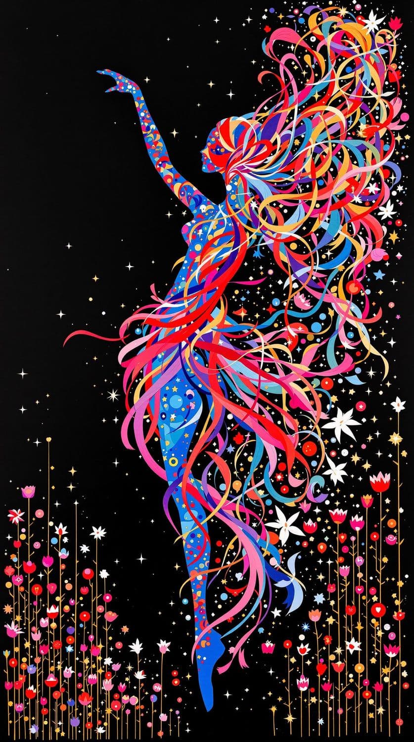 Dancer of Ribbons and Feathers