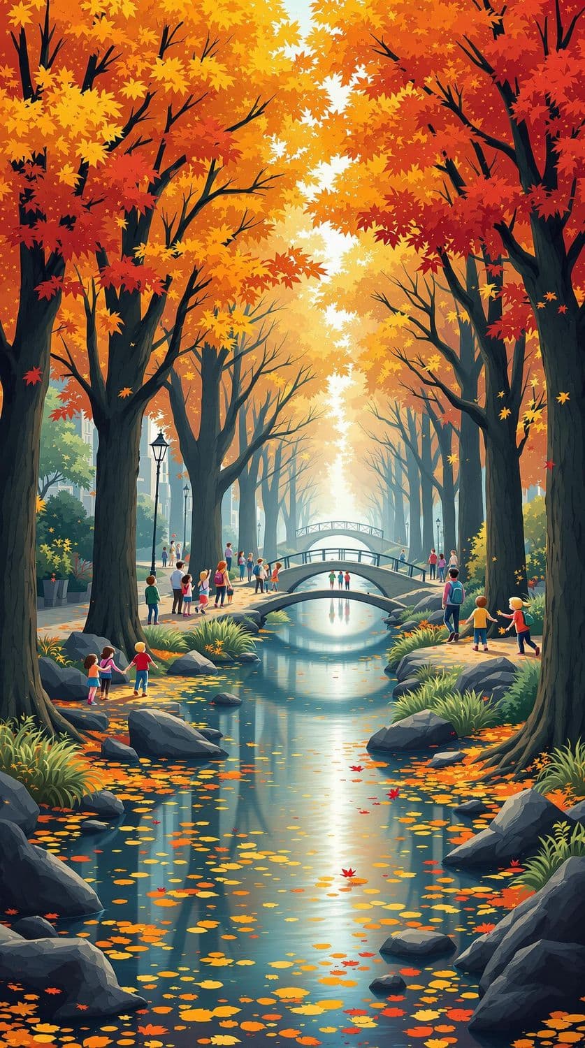 Autumn Park Vibrance