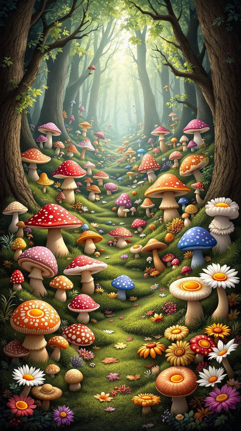 Enchanted Mushroom Grove