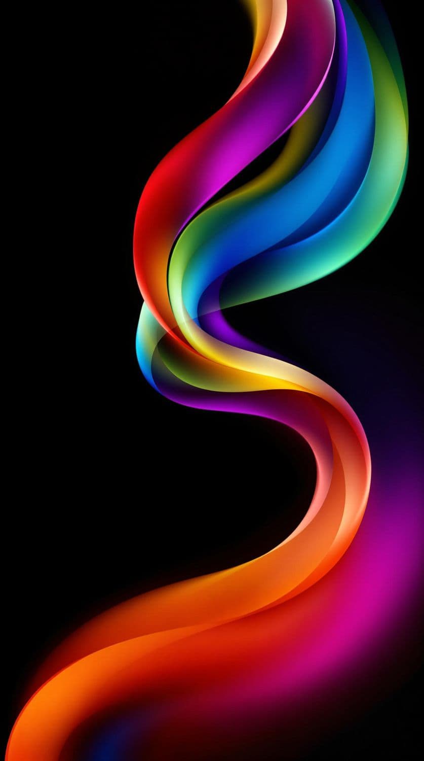 Vibrant Twisting Ribbons