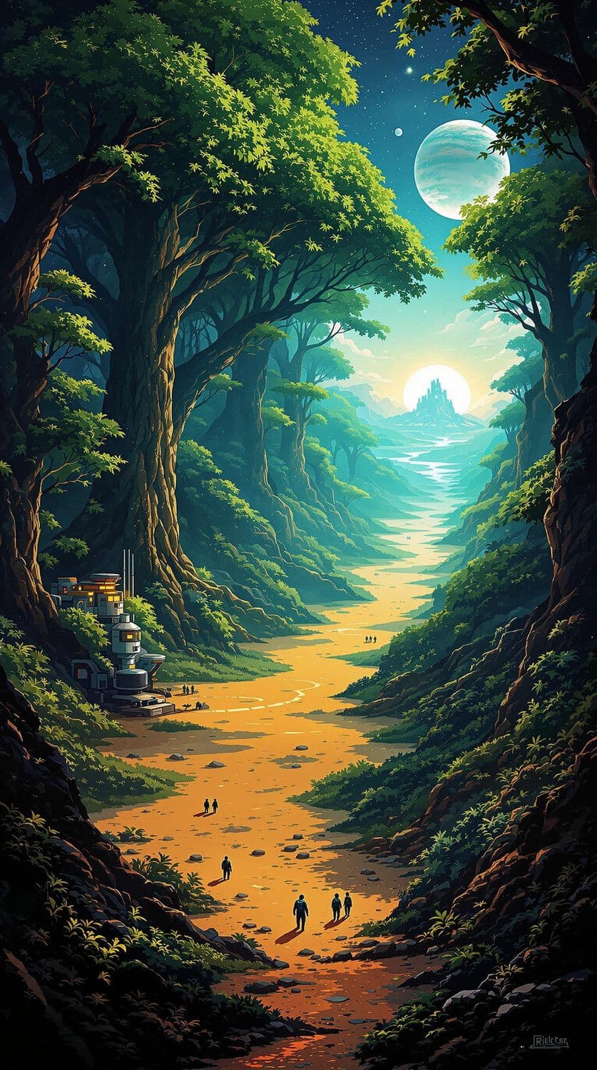 Futuristic Jungle Expedition