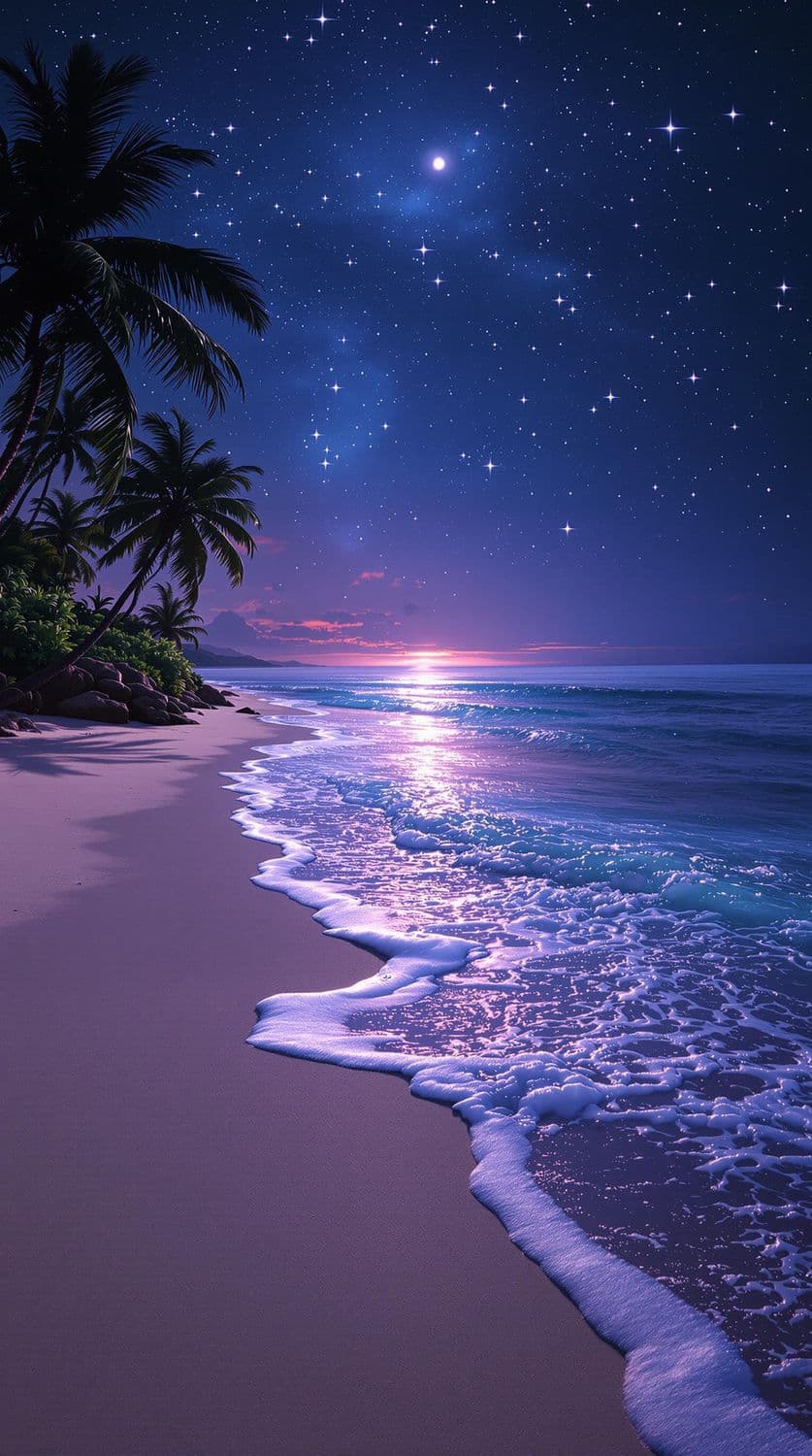 Starlit Tropical Night