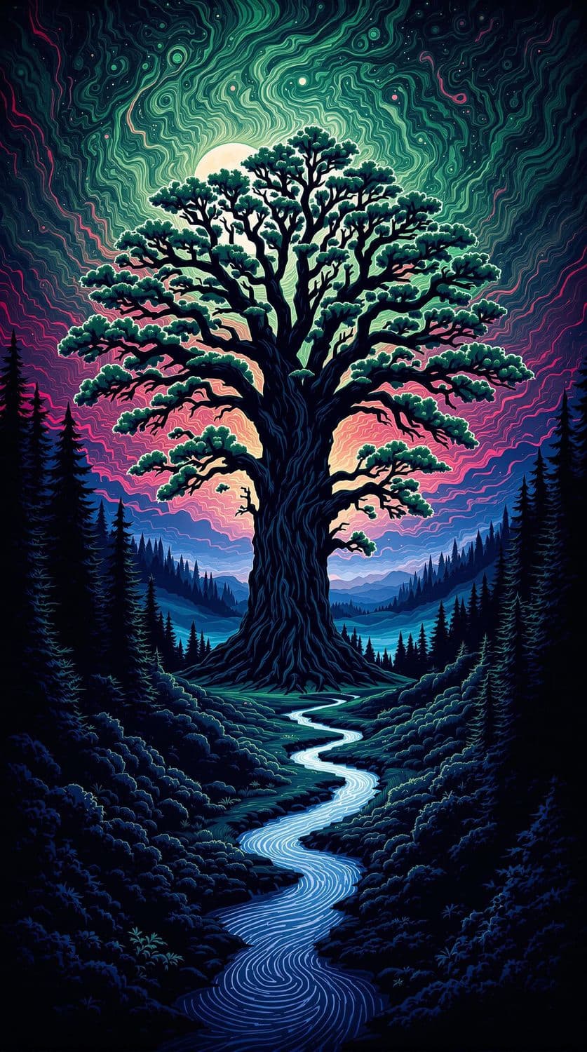 Mystical Forest Tree