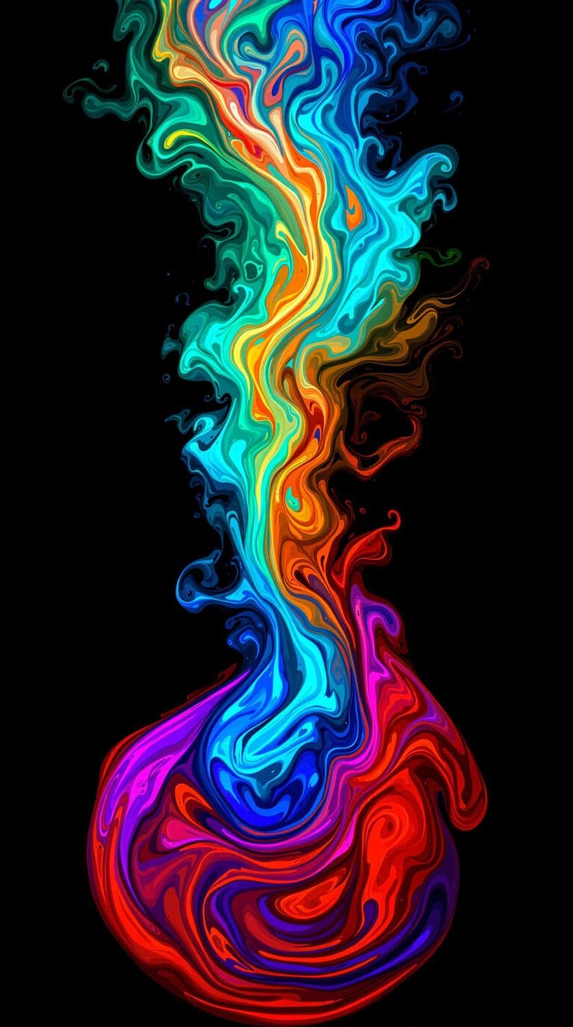 Swirling Color Symphony