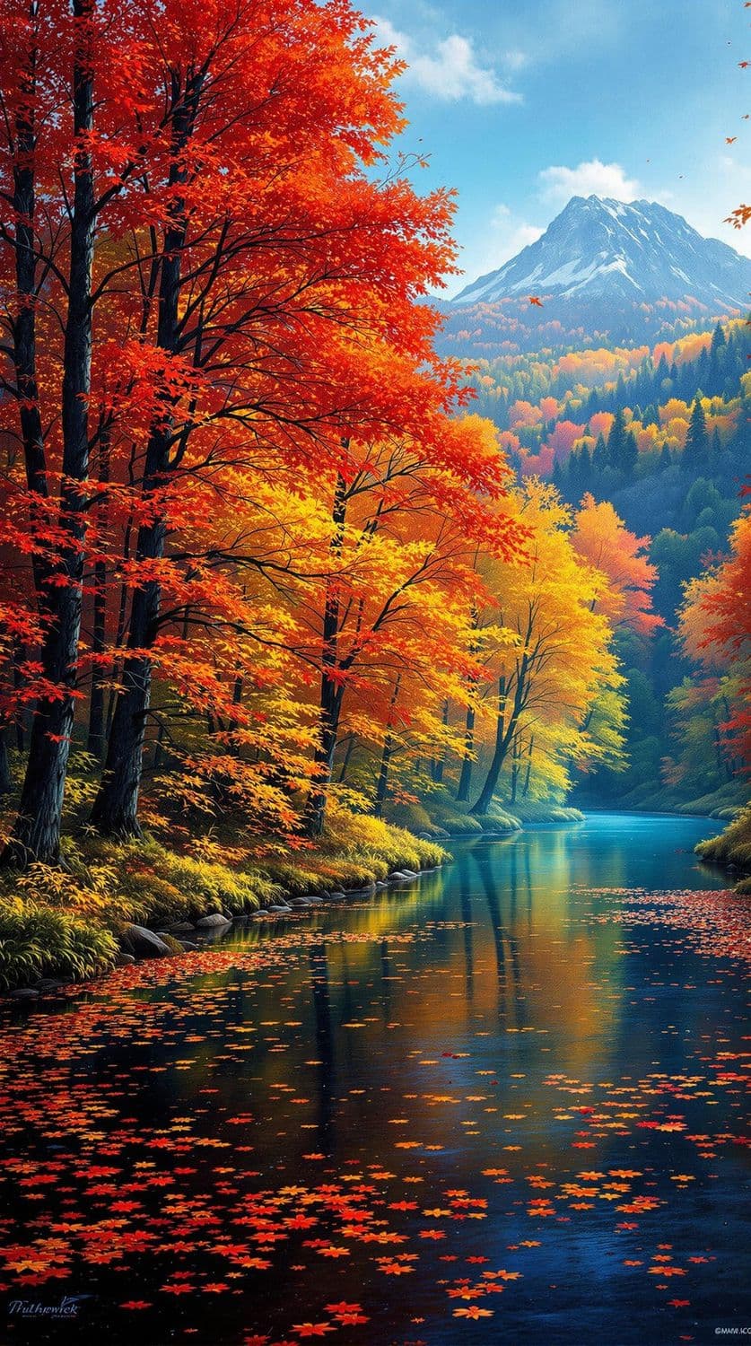 Autumn Forest Reflections