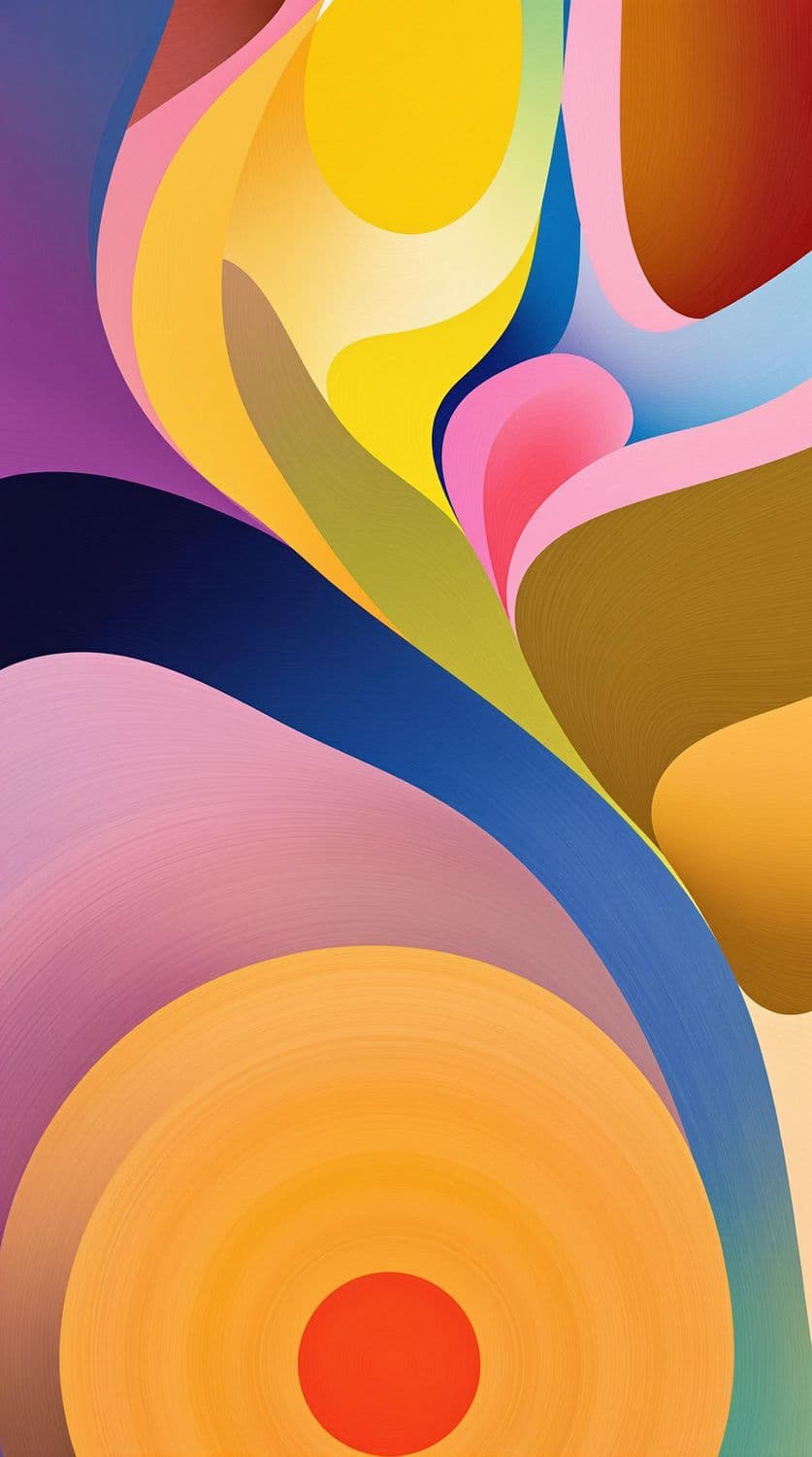 Geometric Dance of Colors