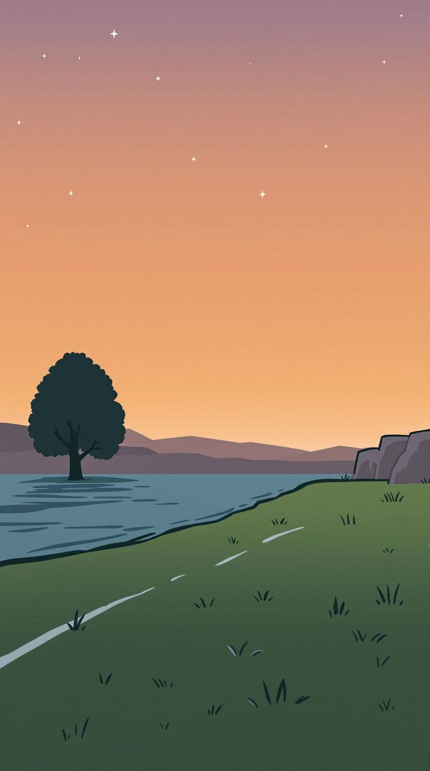 Dusk Meadow Serenity