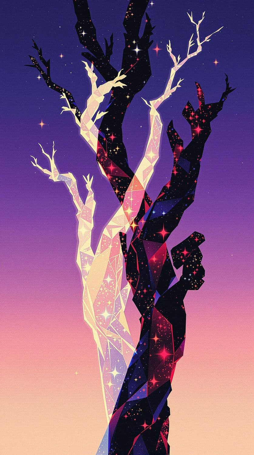 Twilight Tree Embrace