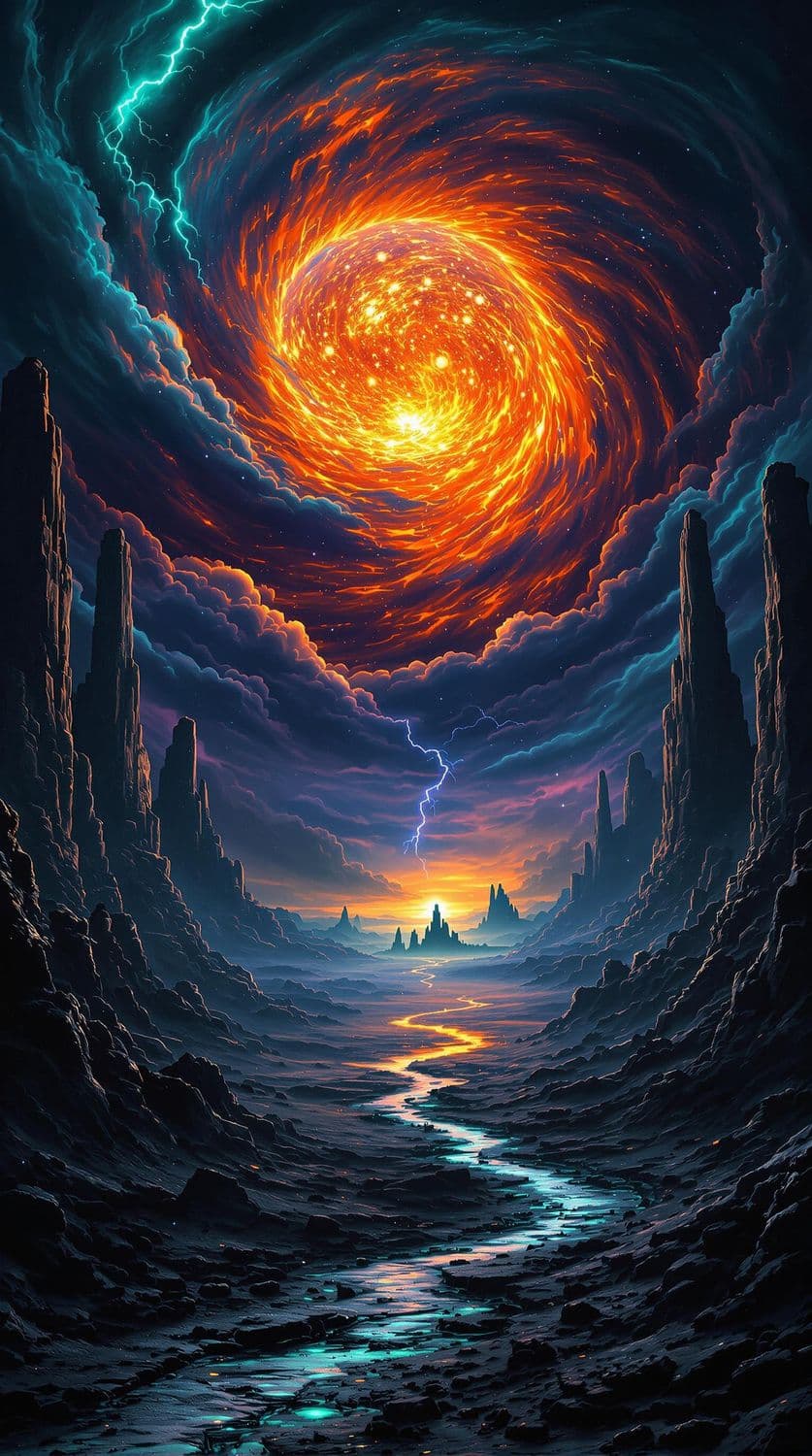 Ancient Futuristic Vista