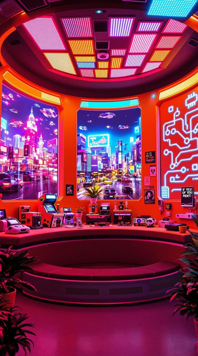 Retro-Futuristic Arcade