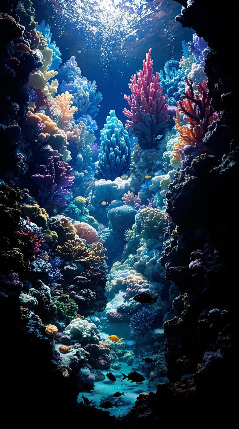 Coral Mountains Underwater