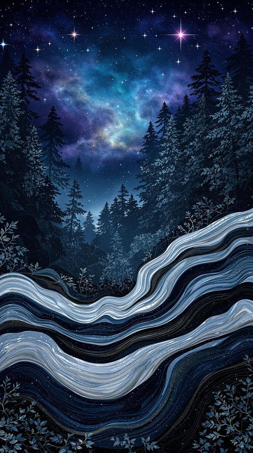 Moonlit Enchanted Forest