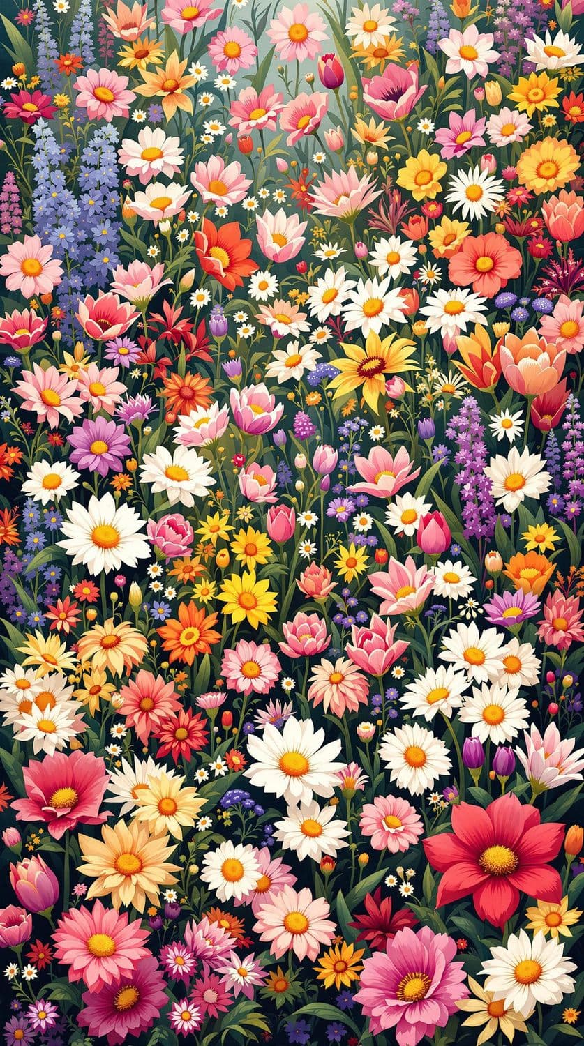 Springtime Floral Symphony