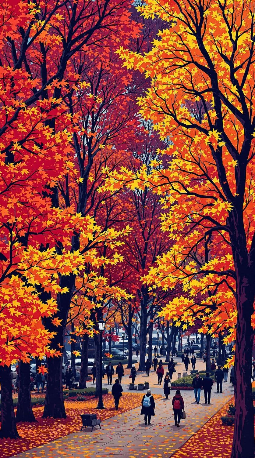 Autumn in the Urban Park