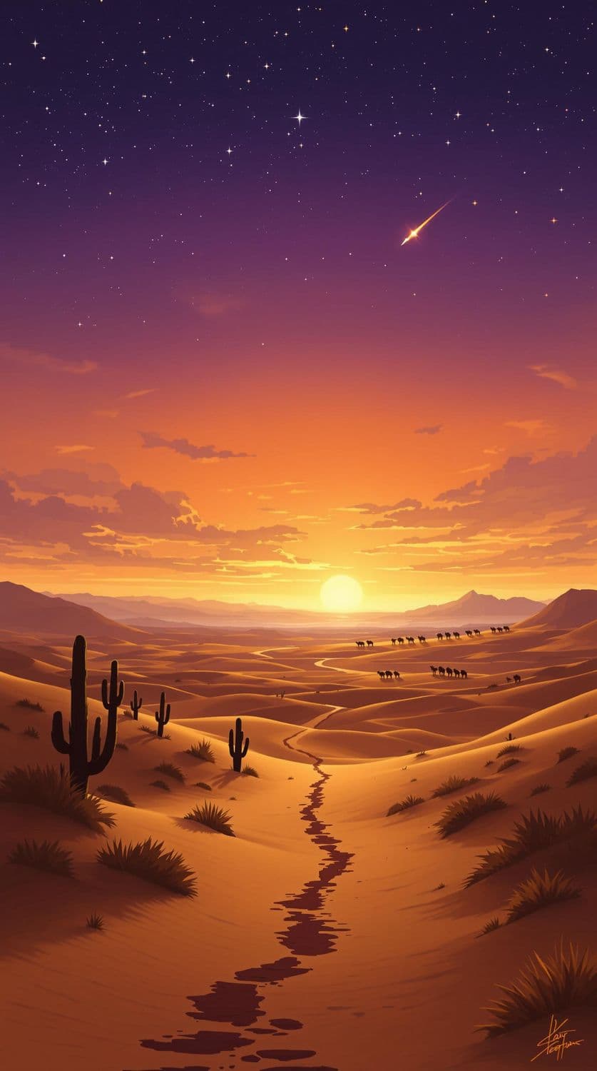 Desert Twilight Tranquility