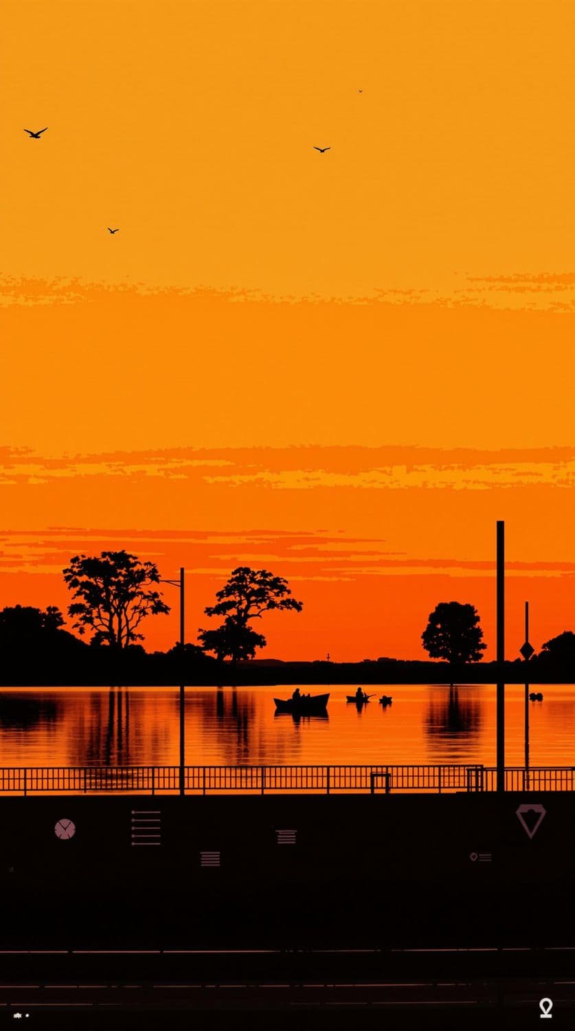Lakeside Sunset