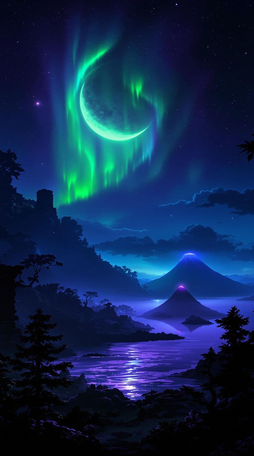 Mystical Twilight Scene