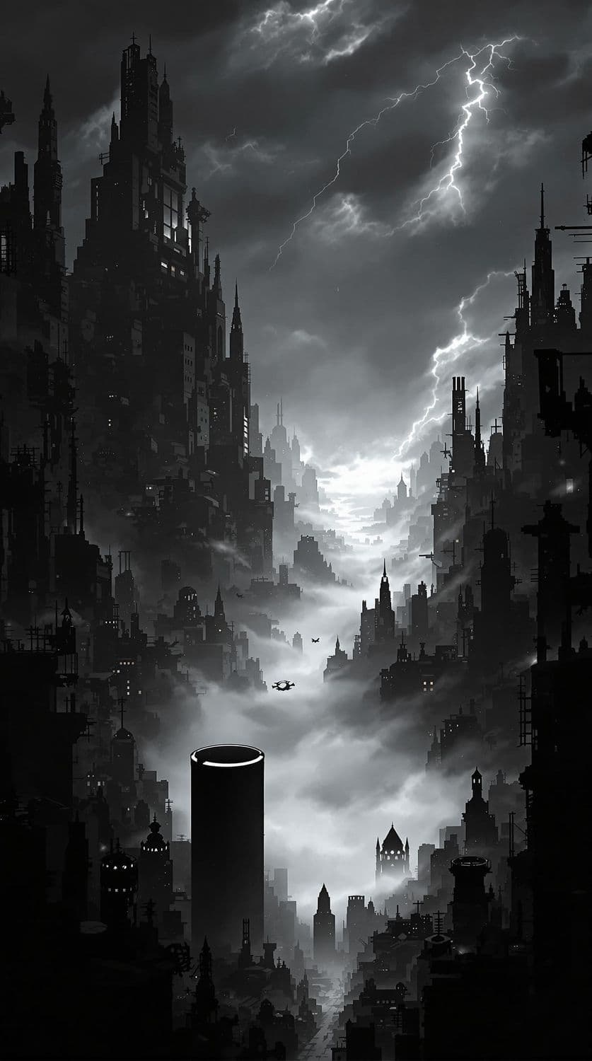 Storm Over the City: A Dystopian Tale
