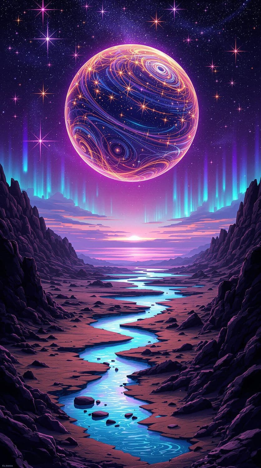 Celestial Sphere at Twilight