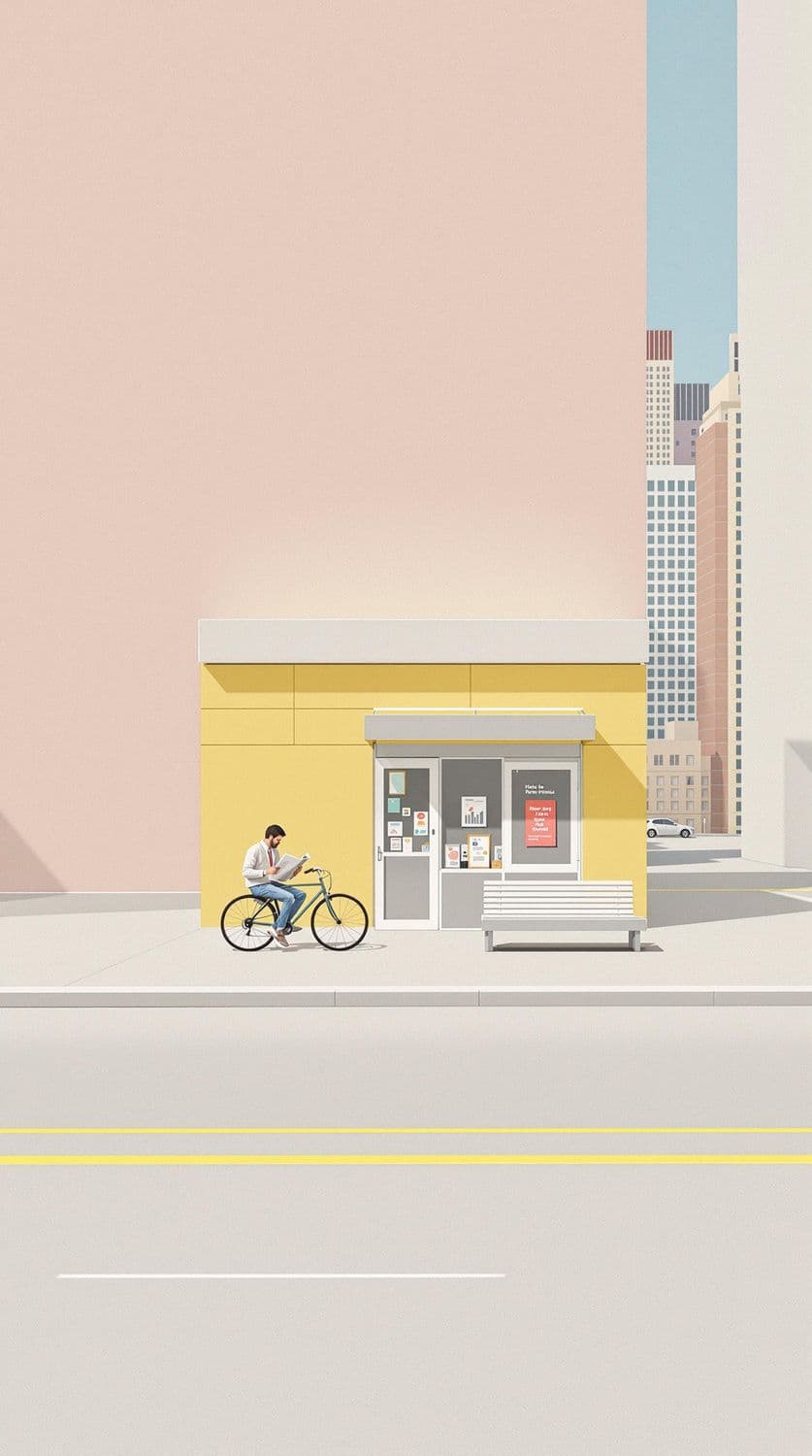 Urban Plaza in Pastel