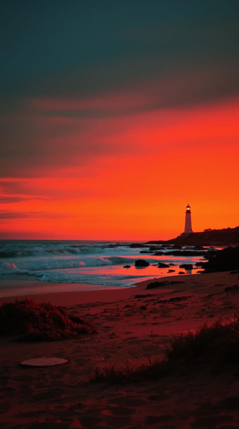 Sunset Beach Tranquility